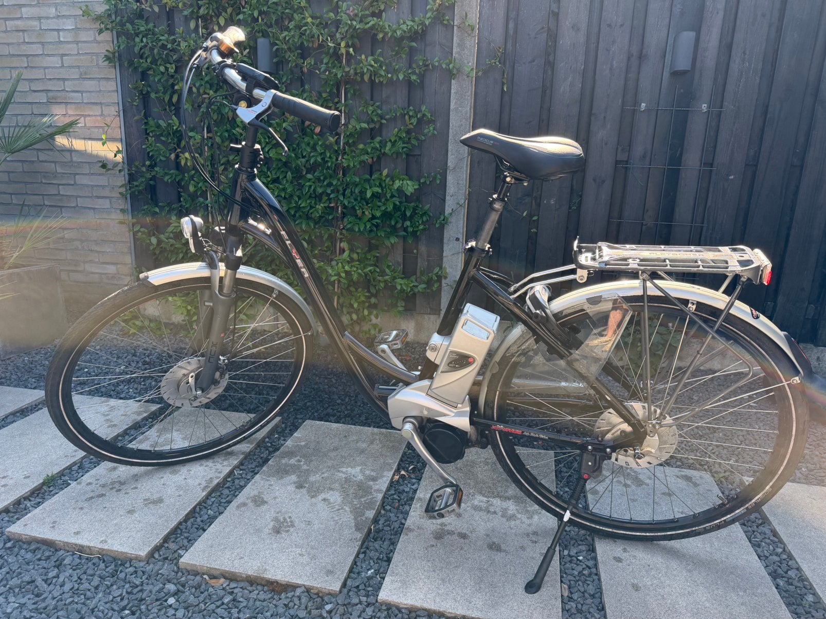 Flyer T8 deluxe - met goede accu - frame 50 cm, Gebruikt, 47 tot 51 cm, 50 km per accu of meer, Ophalen