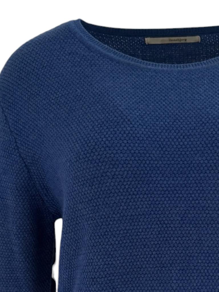 Sibin Linnebjerg trui L, Zo goed als nieuw, Verzenden, Blauw