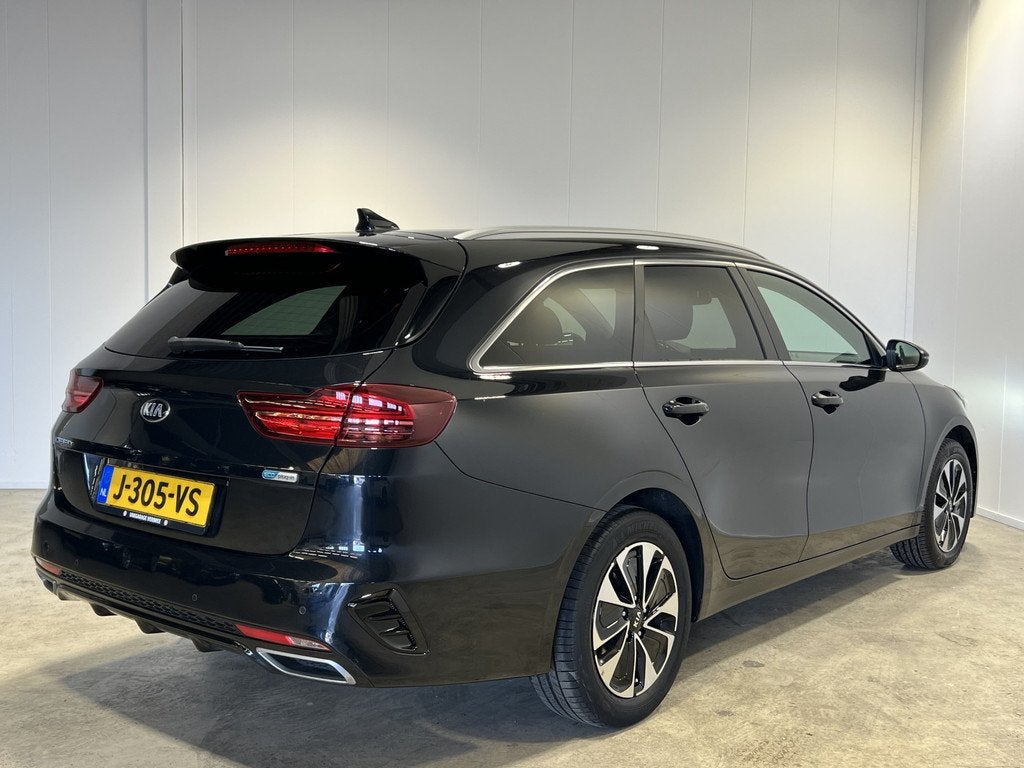 Kia Ceed Sportswagon 1.6 GDI PHEV DynamicPlusLine | Navigati, Stof, Gebruikt, Zwart, Origineel Nederlands