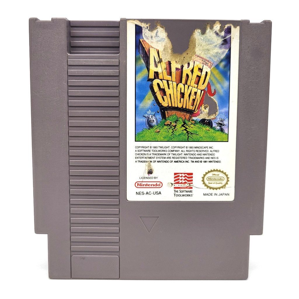 Alfred Chicken - Nintendo NES Cartridge - USA, Spelcomputers en Games, Games | Nintendo NES, Gebruikt, Verzenden, Overige genres
