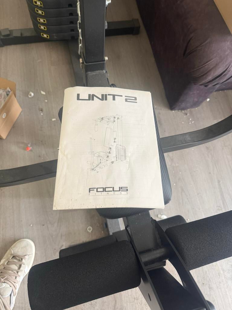 Focus Fitness Unit 2 krachtstation, Sport en Fitness, Fitnessapparatuur, Ophalen, Gebruikt, Krachtstation, Armen