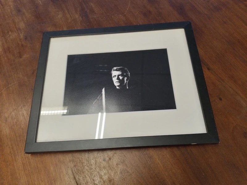David bowie foto limited edition in lijst, Ophalen, Zo goed als nieuw, Overige typen