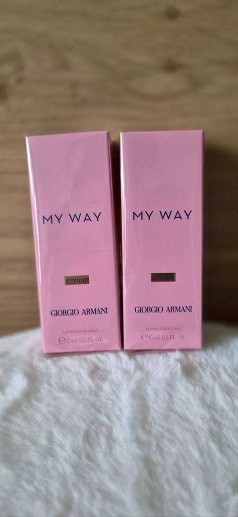 Giorgio Armani My Way Eau de Parfum - 2x 15ml, Ophalen of Verzenden, Nieuw