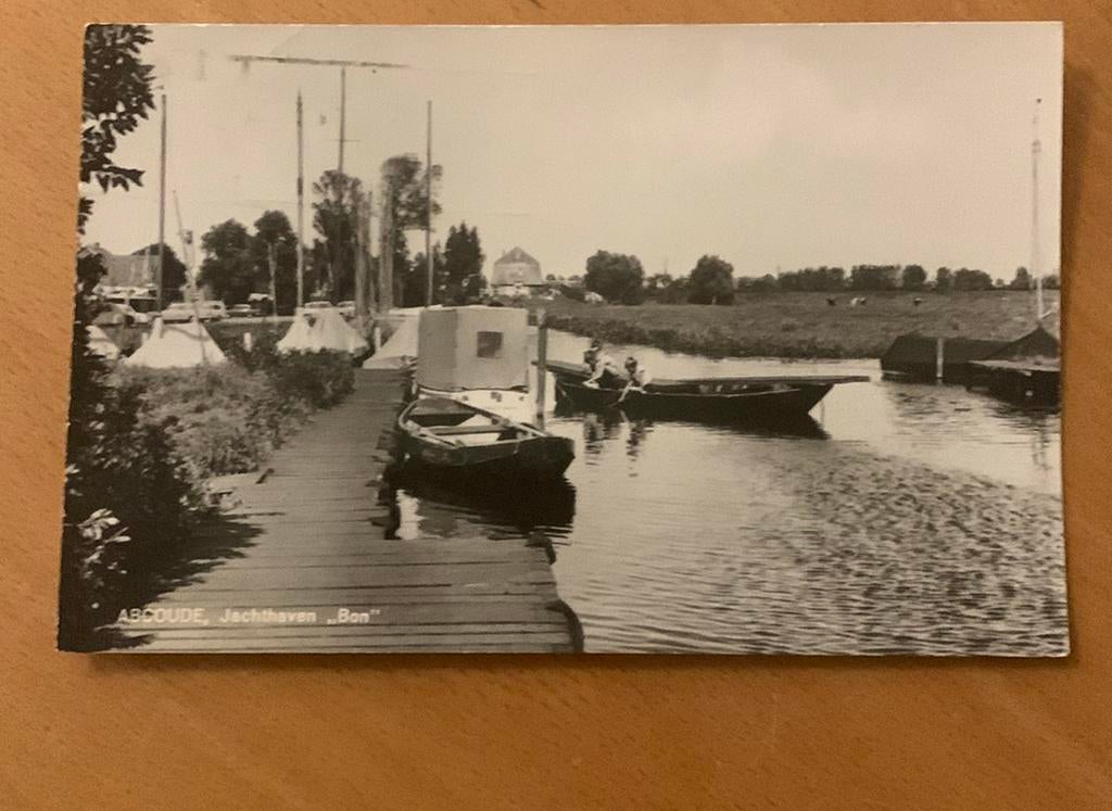 Ansichtkaart Abcoude jachthaven Bon, Verzamelen, Ansichtkaarten | Nederland, Ophalen of Verzenden, Gelopen