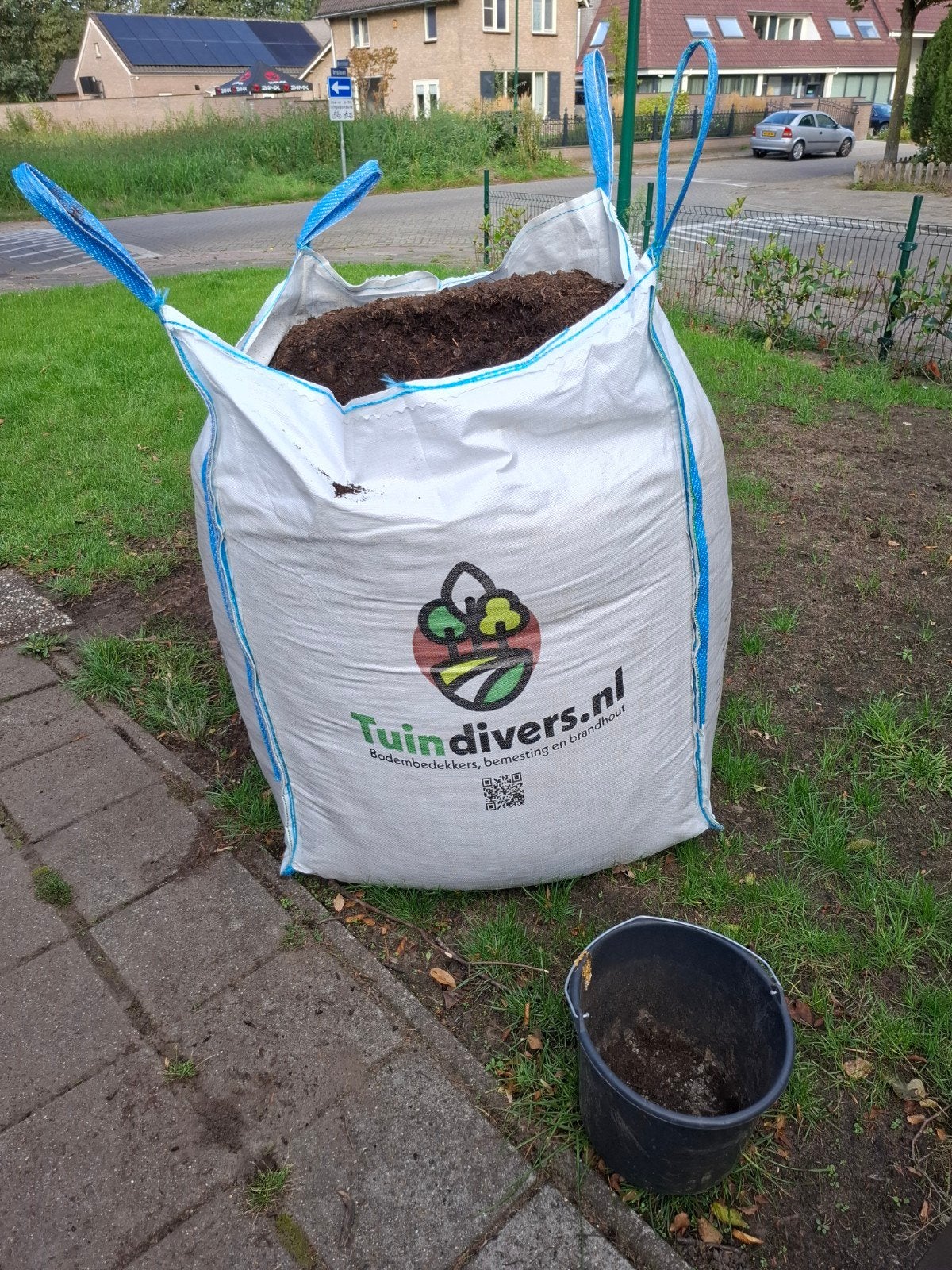 2 lege bigbags, Tuin en Terras, Ophalen, Tuinaarde