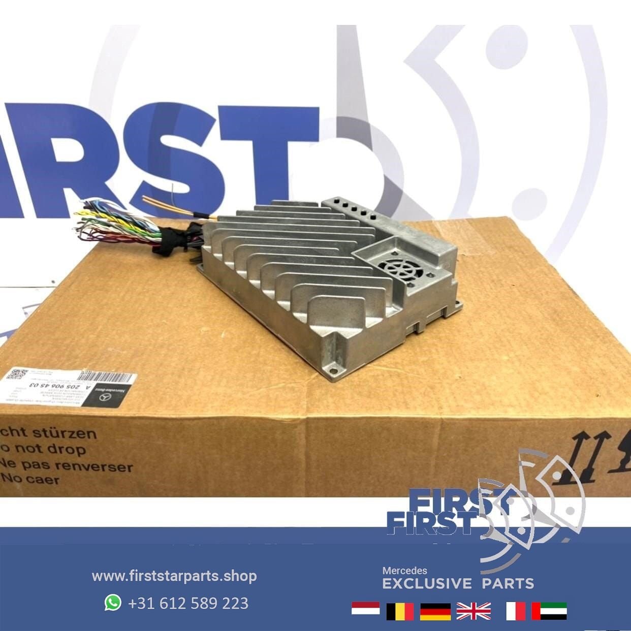 A1669006710 ML63 GL63 SL63 AMG HARMAN BECKER VERSTERKER Merc, Ophalen of Verzenden, -, -, -