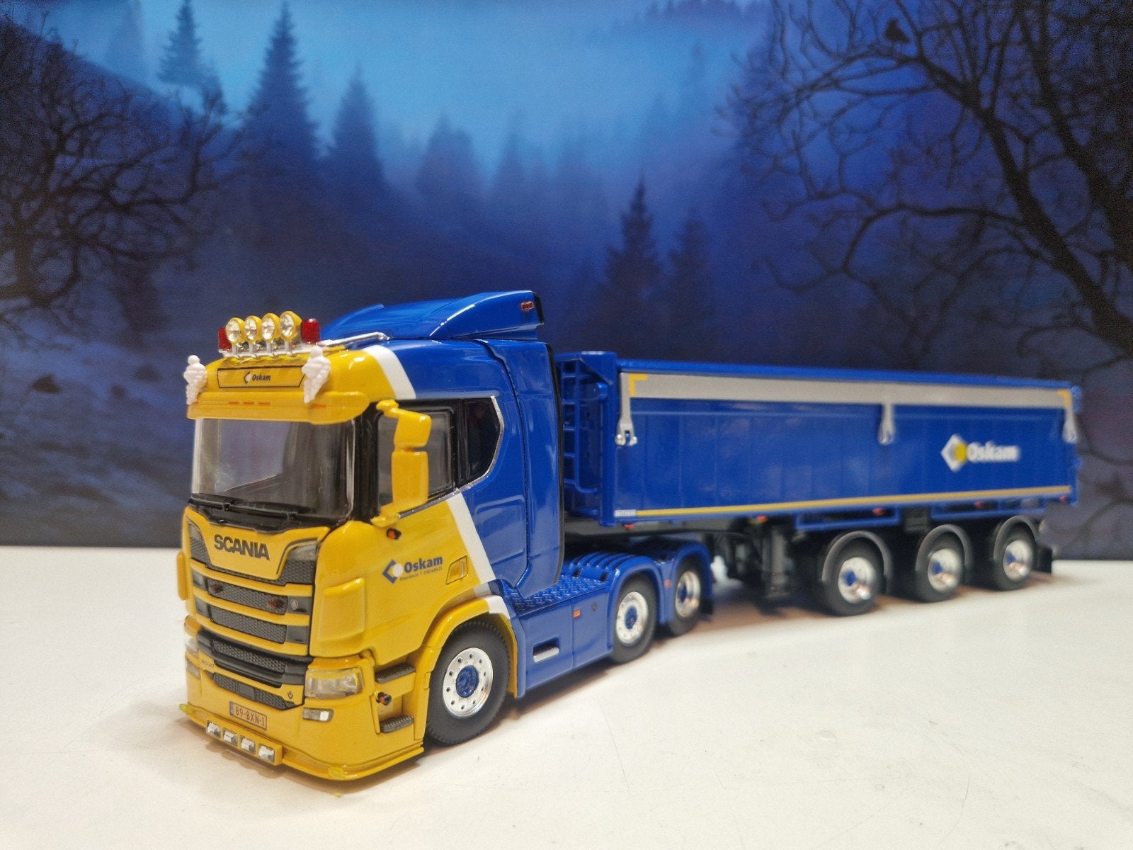 wsi scania NG R530 Oskam grondverzet kieptrailer, Nieuw, Ophalen of Verzenden, Jobo-models, Jobo.models@gmail.com