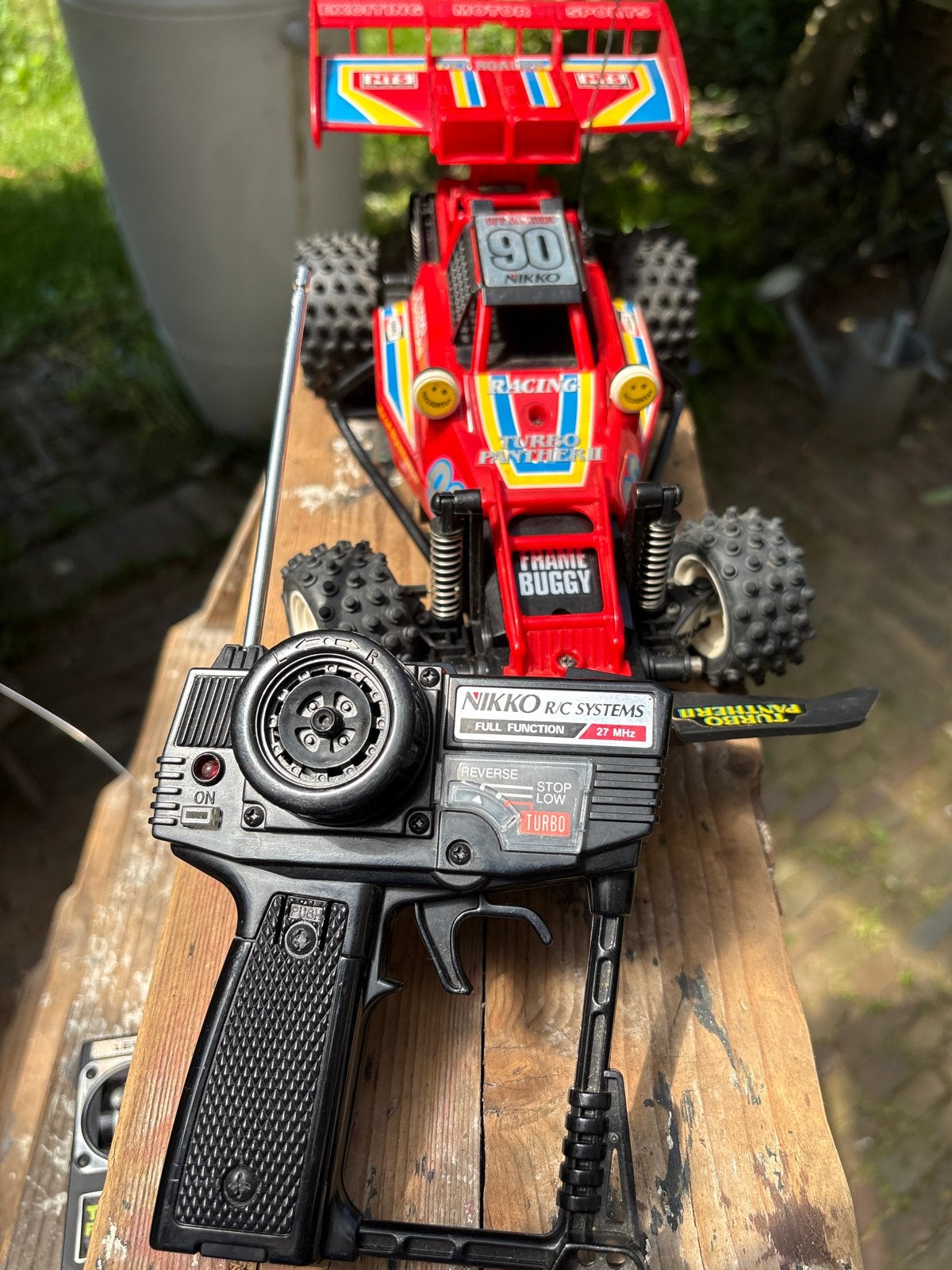 Nikko Turbo Panther II RC Auto - Zo goed als nieuw, Auto offroad, Schaal 1:14, Zo goed als nieuw, RTR (Ready to Run)