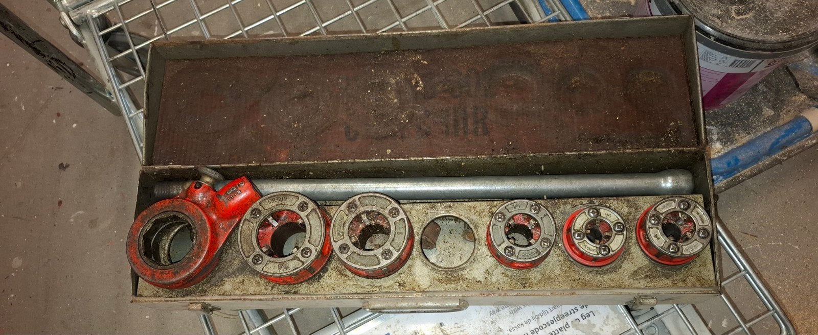 Ridgid draadsnijset diverse maten, Ophalen, Gebruikt, Overige typen, Ridgid