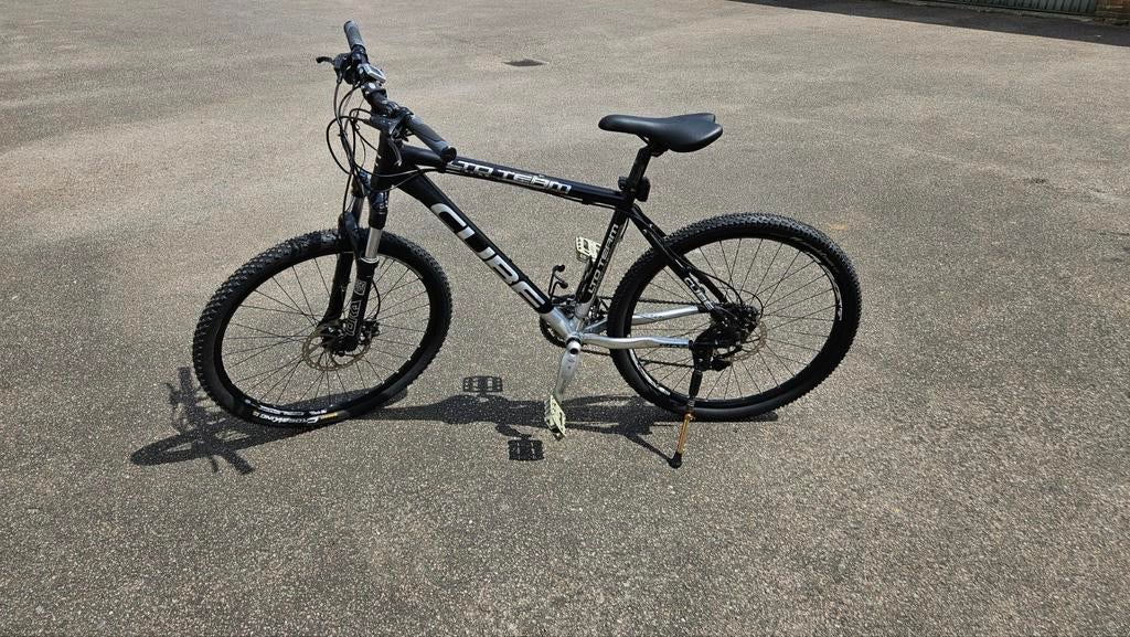 Cube LTD Team Mountainbike - Zwart/Zilver, Gebruikt, Hardtail, Heren, 45 tot 49 cm