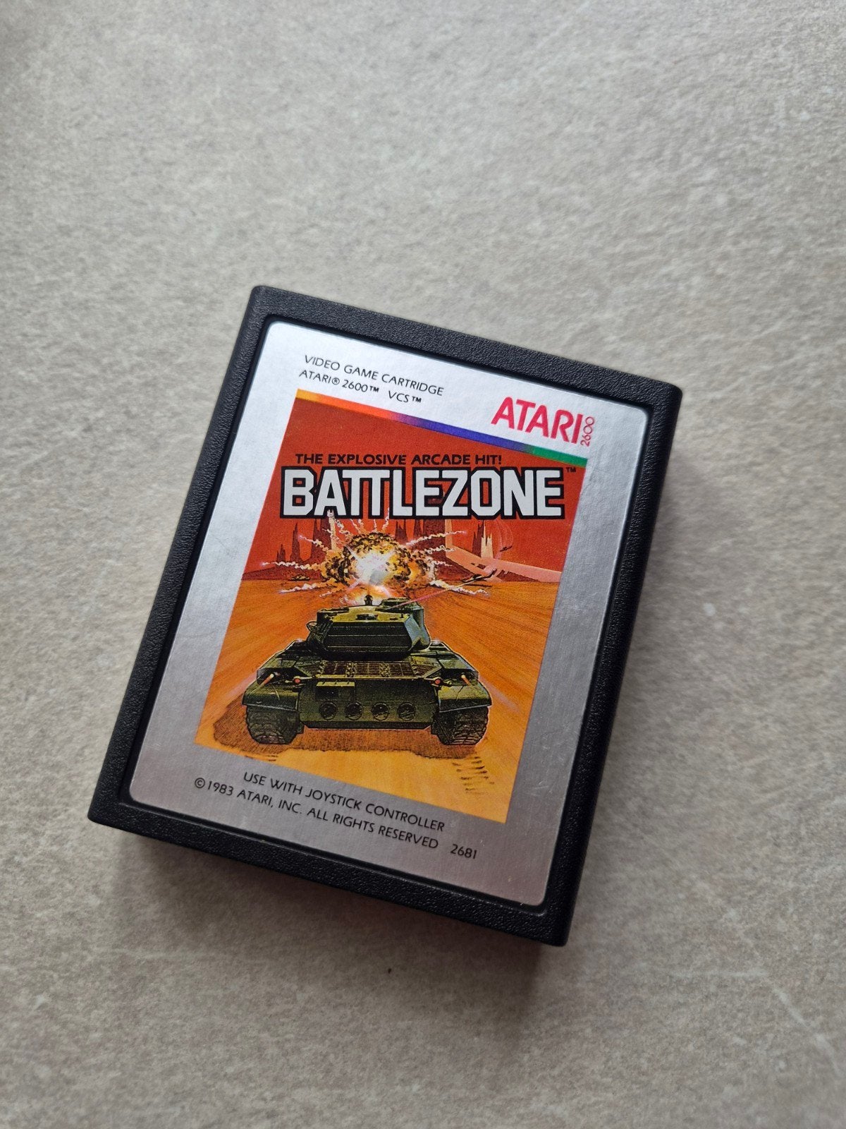 Atari 2600 - Battlezone, Spelcomputers en Games, Games | Atari, Ophalen of Verzenden