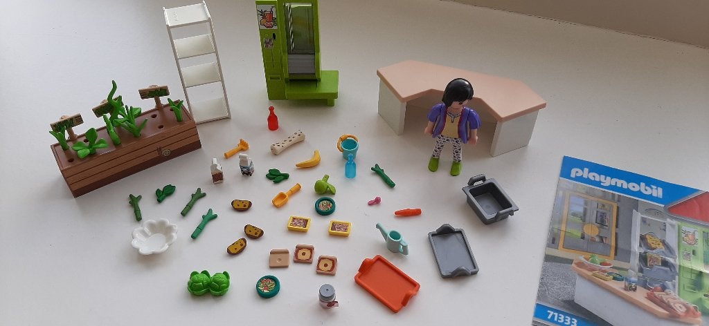 Playmobil Verkoopstand met vulbare flessenautomaat 71333, Ophalen of Verzenden, Zo goed als nieuw
