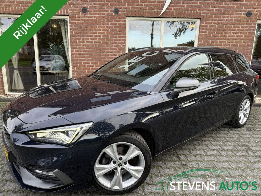 Seat Leon Sportstourer 1.0 TSI FR Bns Int WEGKL.TREKHAAK / F, Auto's, 21 km/l, Stof, Gebruikt, Origineel Nederlands