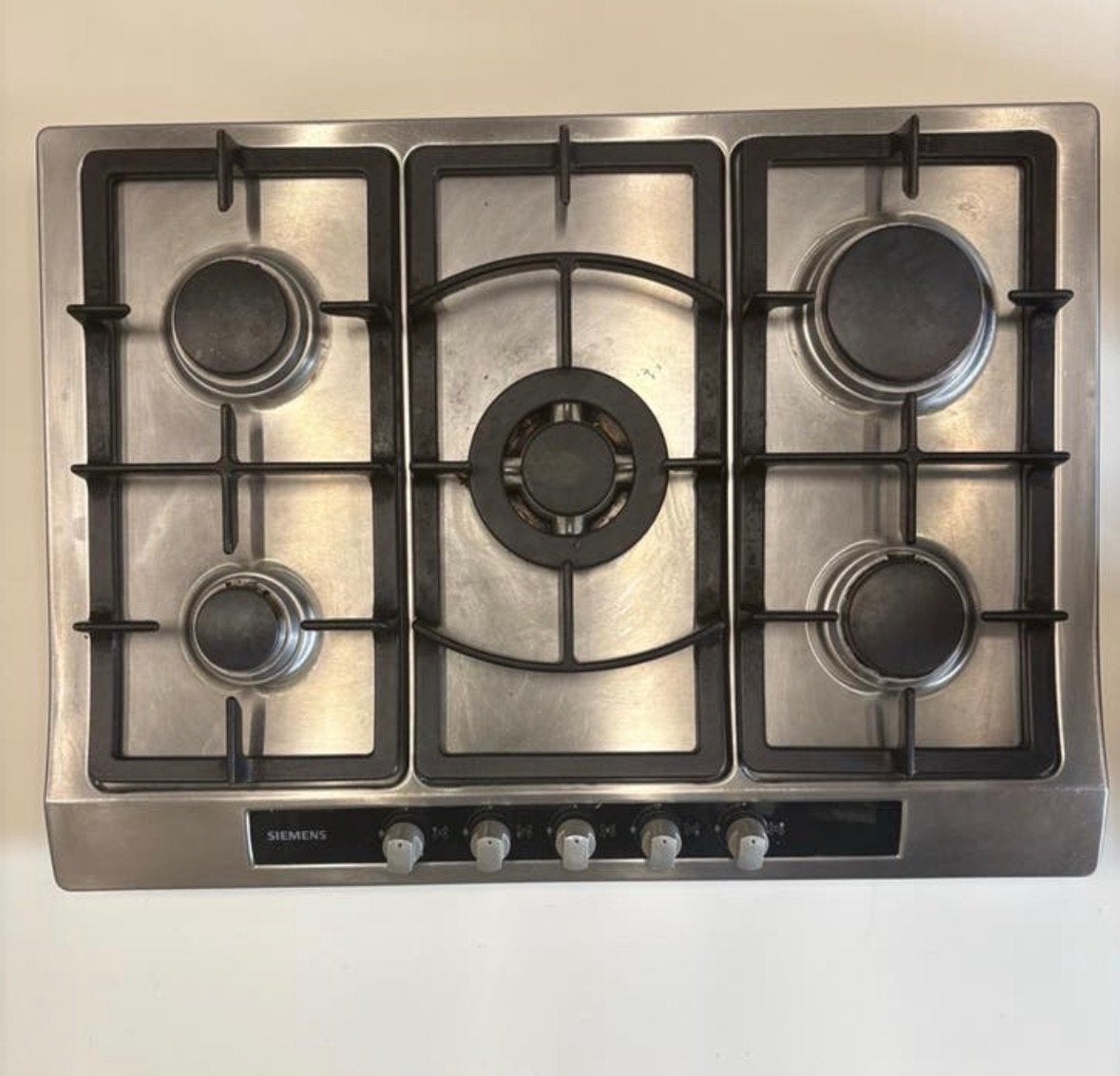 Siemens HSE-7FB4W10 Gasfornuis - 5 Kookzones, Witgoed en Apparatuur, Kookplaten, Ophalen, Gebruikt, Inbouw, Gas