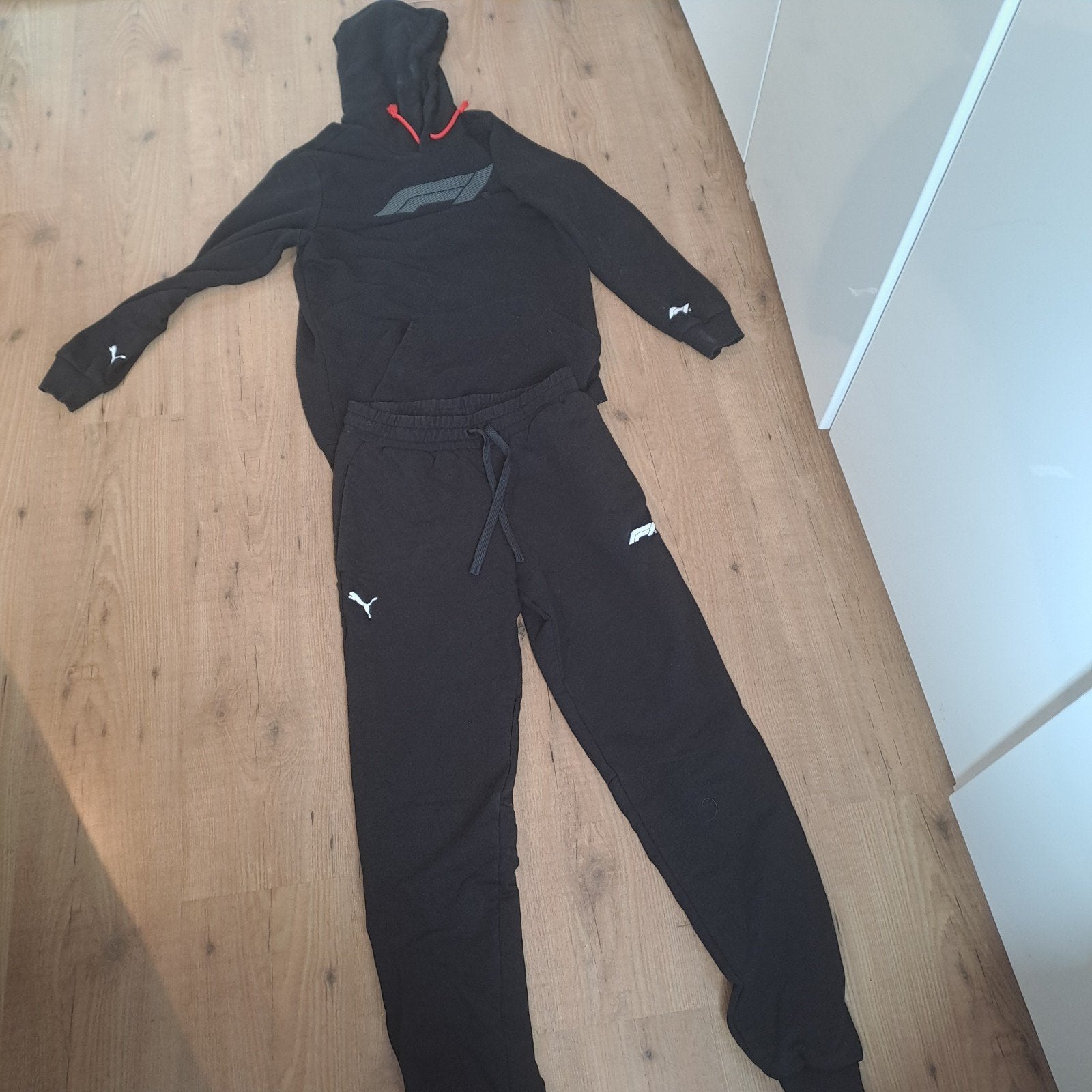 Puma F1 Trainingspak - Hoodie en Joggingbroek, Ophalen, Puma, Zwart, Zo goed als nieuw