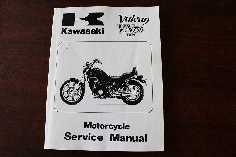 Kawasaki VN750 Vulcan 1985 - 2003 motorcycle service manual, Ophalen of Verzenden, Kawasaki