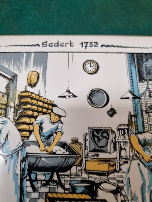 pannenonderzetter tegel blankens bakkerij, Ophalen of Verzenden, 'T Olde Gre-j, Info@toldegrej.nl, Endepoelstraat 20f Didam