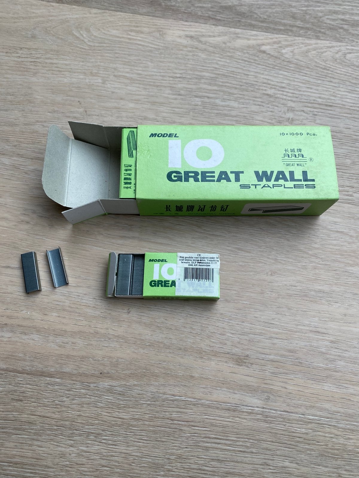 Partij Great Wall Model 10 Nietjes - 10x1000 stuks, Ophalen of Verzenden, Nieuw