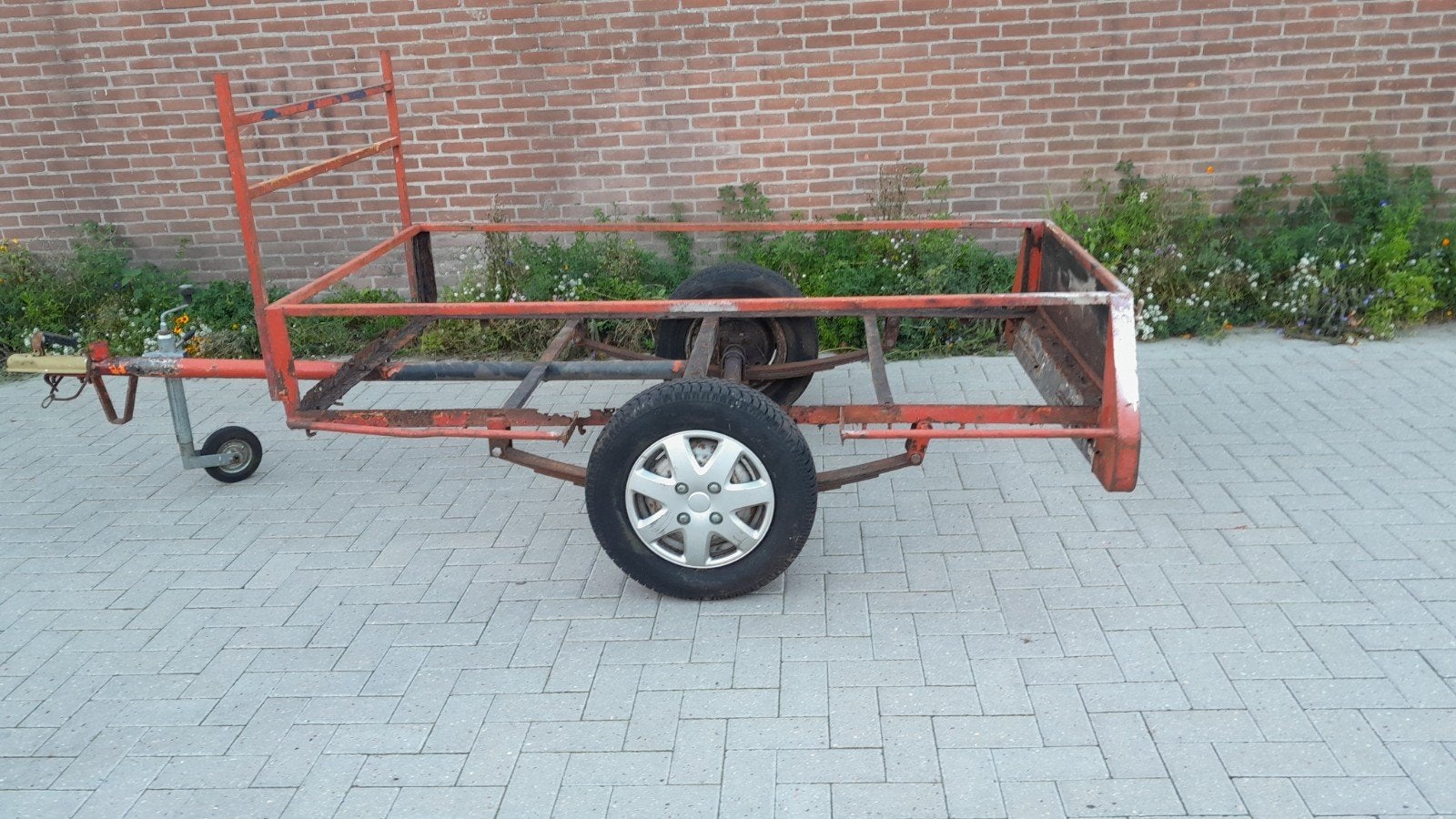 auto kar aanhanger, opknapper, 100 liter of meer, Ophalen, Gebruikt, Transportkar