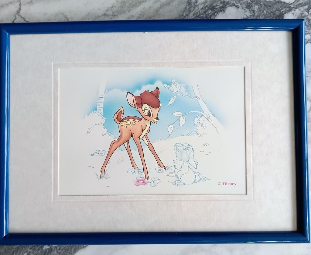 Walt Disney Company Framed Art Limited Edition., Ophalen, Bambi of Dumbo, Gebruikt, Overige typen