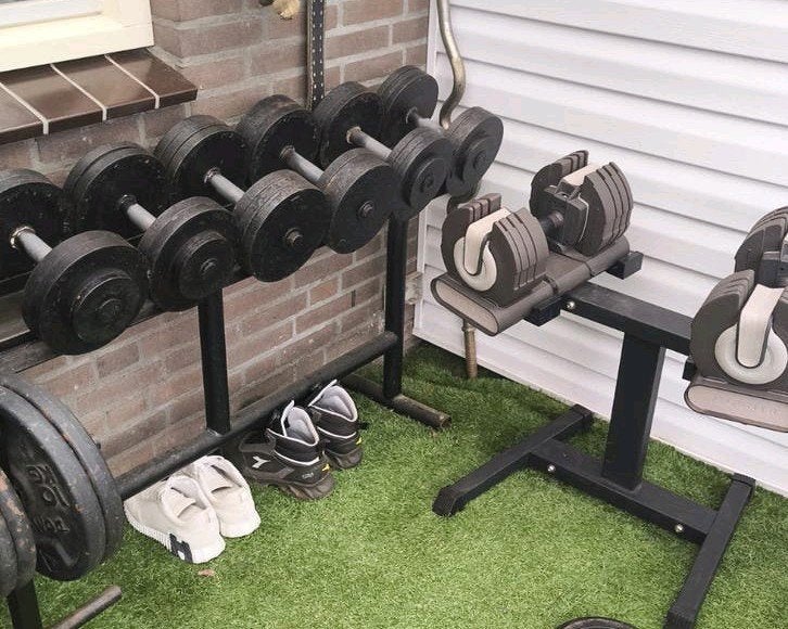Verstelbare dumbells, Sport en Fitness, Fitnessmaterialen, Ophalen of Verzenden, Dumbbell