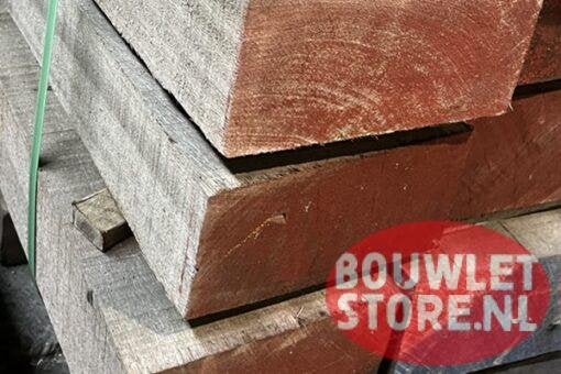Hardhouten balken | 100x200mm | Angelim vermelho | Hardhout, Nieuw, Ophalen of Verzenden, Hardhout, 250 cm of meer