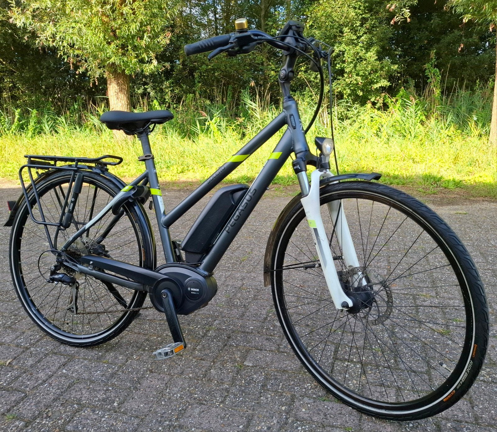Elektrische Pegasus damesfiets, Bosch middenmotor, 50cm✅️ ️, Ophalen of Verzenden, Zo goed als nieuw, 47 tot 51 cm, 50 km per accu of meer