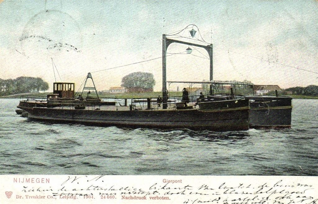 Nijmegen - Gierpont - 1906 gelopen, Verzamelen, Ansichtkaarten | Nederland, Verzenden, Voor 1920, Gelopen, Gelderland