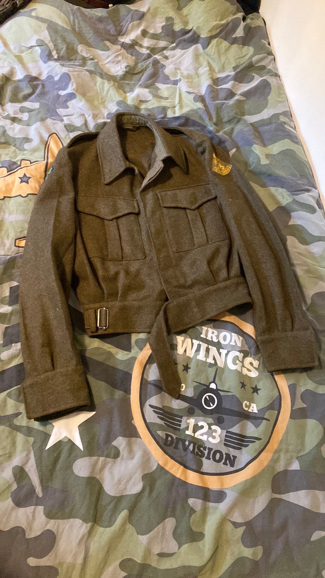 MvO battle dress veldjas, Ophalen of Verzenden, Landmacht, Nederland, Kleding of Schoenen
