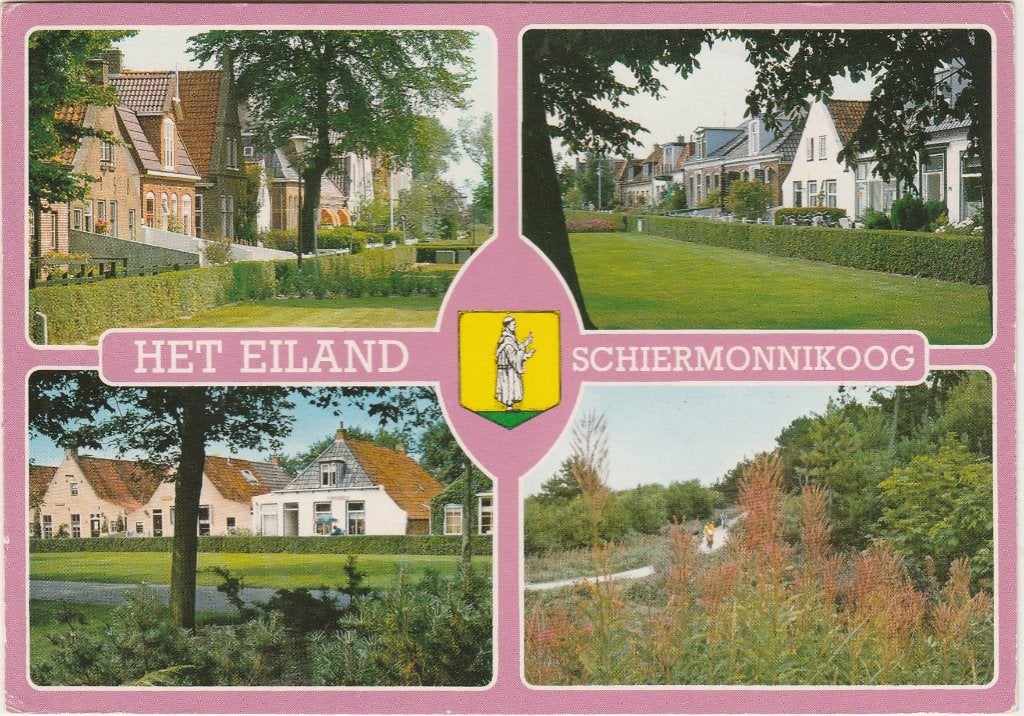 SCHIERMONNIKOOG Langestreek Fietspad, Verzenden, 1980 tot heden, Gelopen, Waddeneilanden