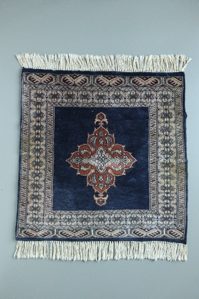 Persisch Perzisch Oosters tapijt kleed 79 x 78 cm S&T, Gebruikt, 50 tot 100 cm, Vierkant, 50 tot 100 cm