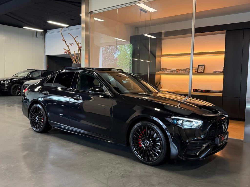 Mercedes-Benz C-klasse 300 E AMG Full option 2023 garantie P, Automaat, Achterwielaandrijving, Gebruikt, 4 cilinders