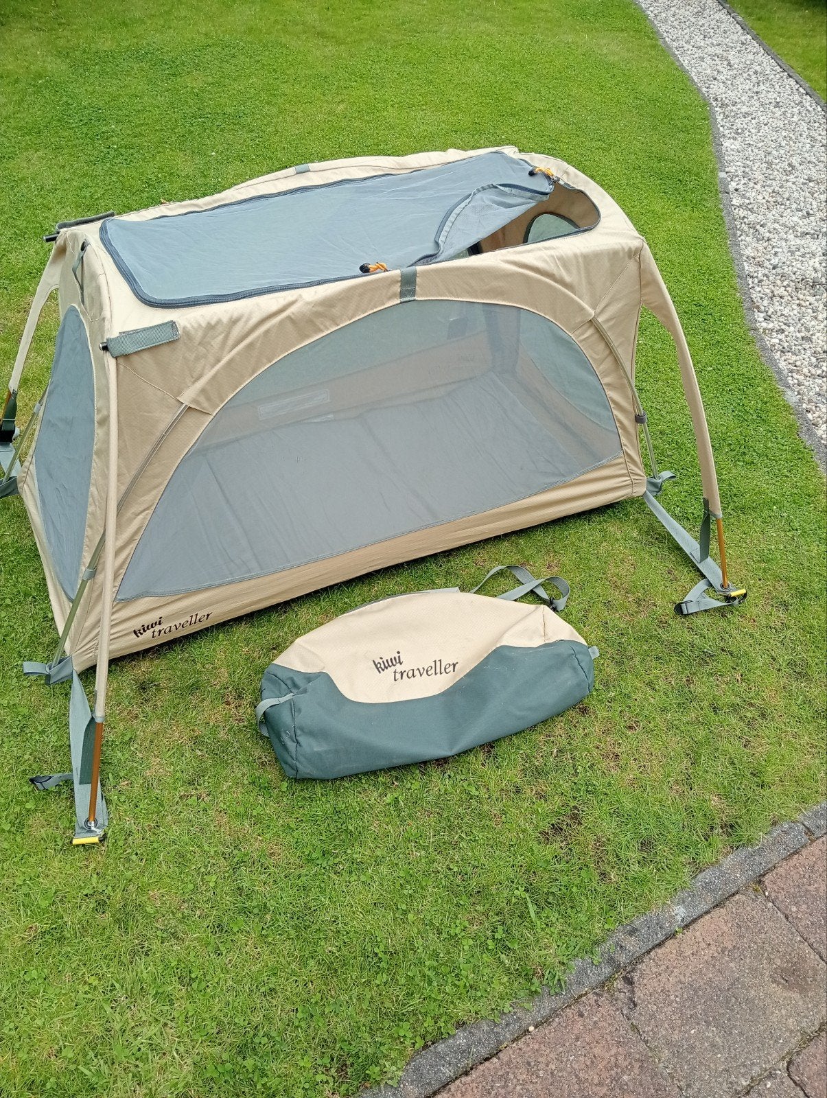 Tent Kiwi Traveller Baby Reisbedje Tentje, Caravans en Kamperen, Tenten, Ophalen, Zo goed als nieuw, Tot en met 2