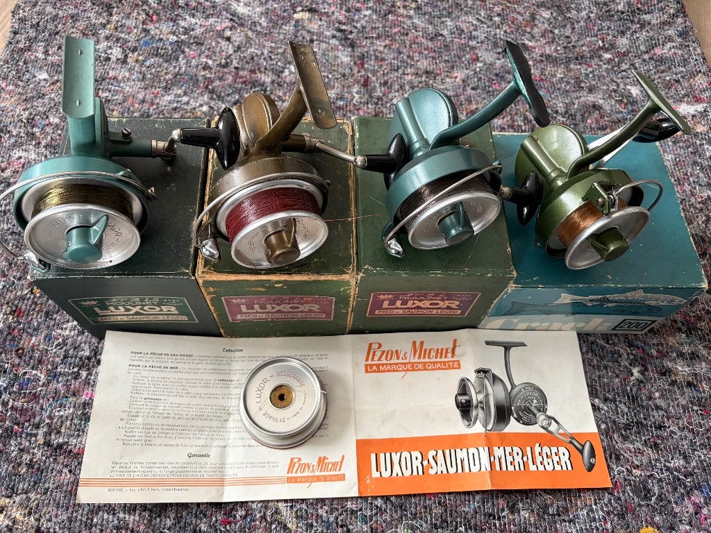UNIEKE SET van 3 x LUXOR N 3L SAUMON MER LEGER + CRACK 200, Ophalen of Verzenden, Gebruikt, Molen
