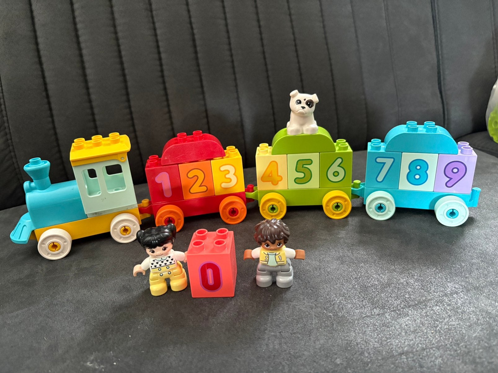 Lego Duplo cijfer locomotief, Ophalen, Zo goed als nieuw, Duplo
