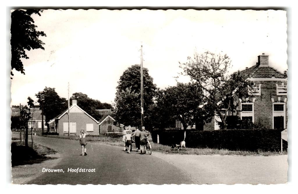 Drouwen, Hoofdstraat, Verzenden, 1960 tot 1980, Gelopen, Drenthe
