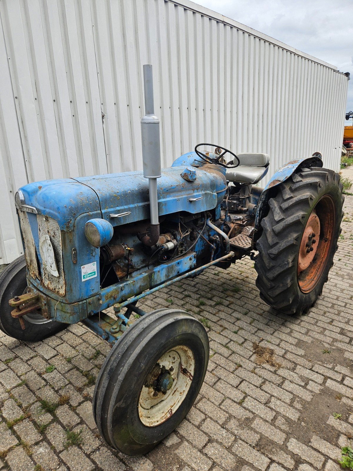 fordson super major schuurvondst, Ophalen, Gebruikt