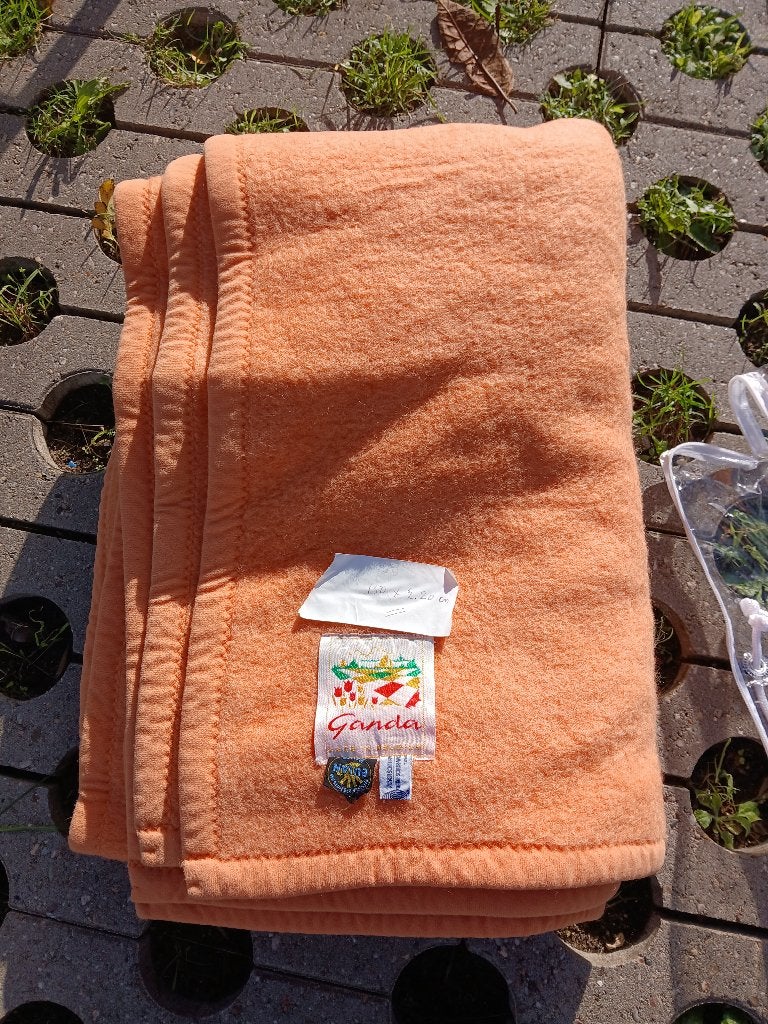 deken, Huis en Inrichting, Wol, Zo goed als nieuw, Overige kleuren, 220 cm