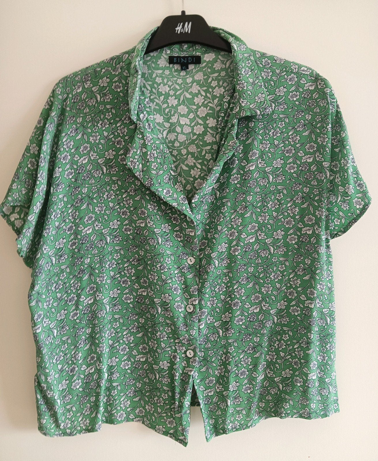 Bindi Boutique blouse in maat 40/42, Kleding | Dames, Blouses en Tunieken, Ophalen of Verzenden, Zo goed als nieuw, Groen, Maat 42/44 (L)