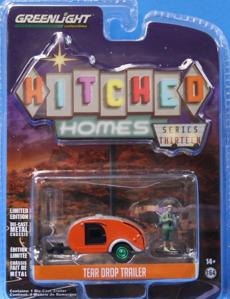 Tear Drop Trailer Greenlight 1/64 caravan Greenmachine Chase, Hobby en Vrije tijd, Ophalen of Verzenden, Nieuw, Overige typen