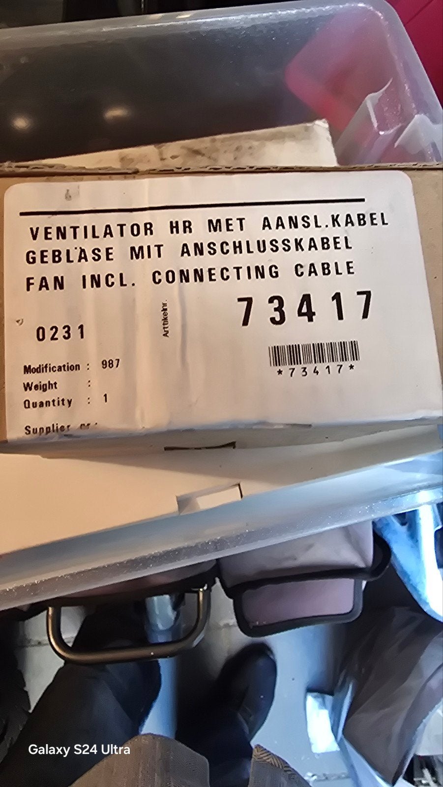 Ventilator voor cv hr ketel, Doe-het-zelf en Verbouw, Ophalen, Minder dan 60 cm, Cv-ketel of Combi-ketel, Minder dan 30 cm