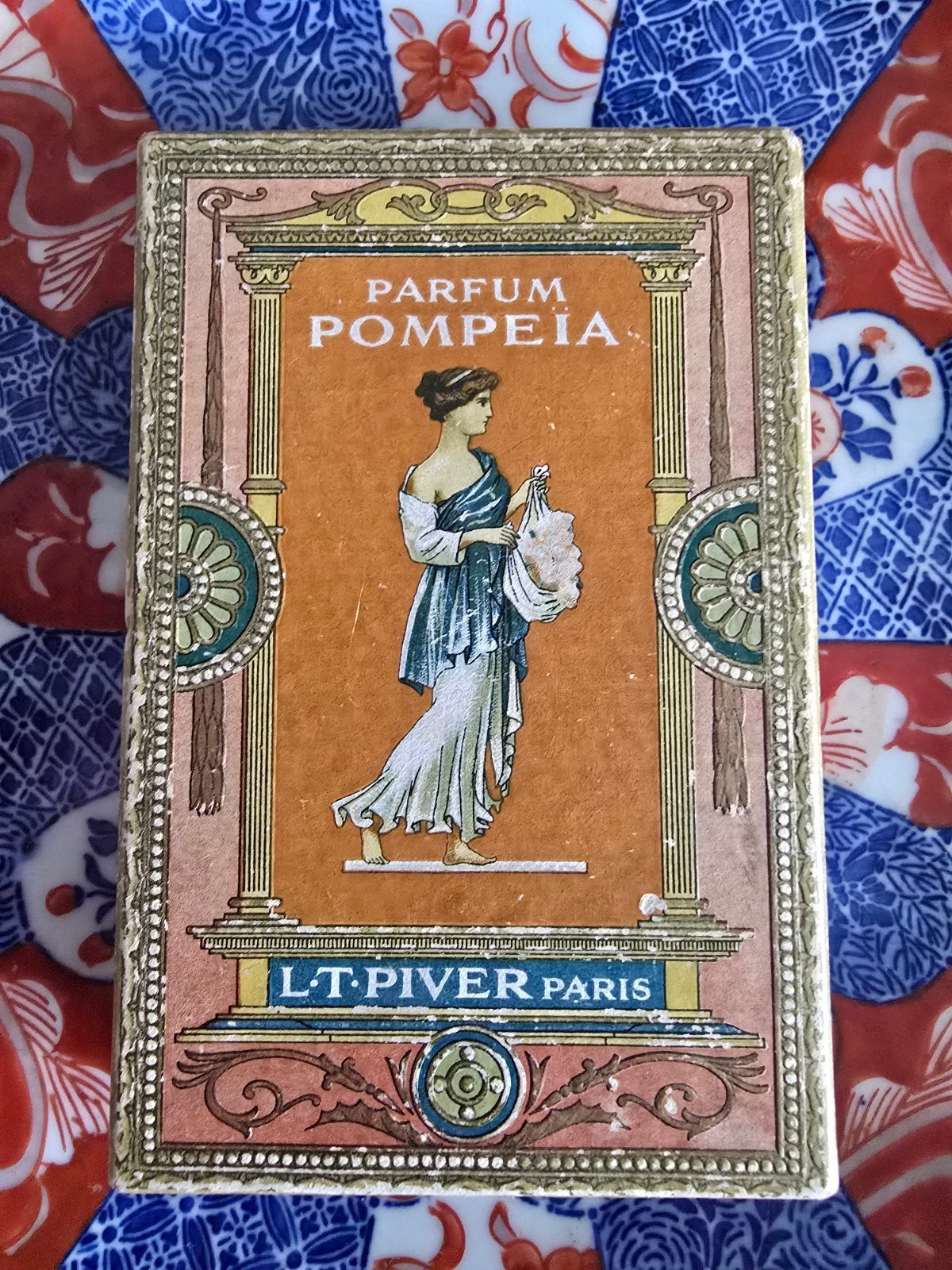 Vintage L.T. Piver "Pompeïa" Parfum Miniatuur met Originele, Sieraden, Tassen en Uiterlijk, Uiterlijk | Parfum, Ophalen of Verzenden
