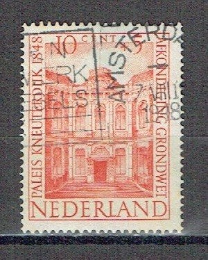 Nederland 1948 502 Monument Paleis Kneuterdijk AMSTERDAM CS3, Verzenden, Gestempeld, Plaats of Gebouw