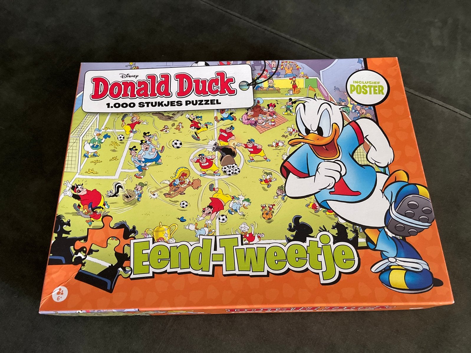 Donald Duck Eend-Tweetje 1000 stukjes puzzel, Ophalen of Verzenden, 500 t/m 1500 stukjes, Gebruikt, Legpuzzel