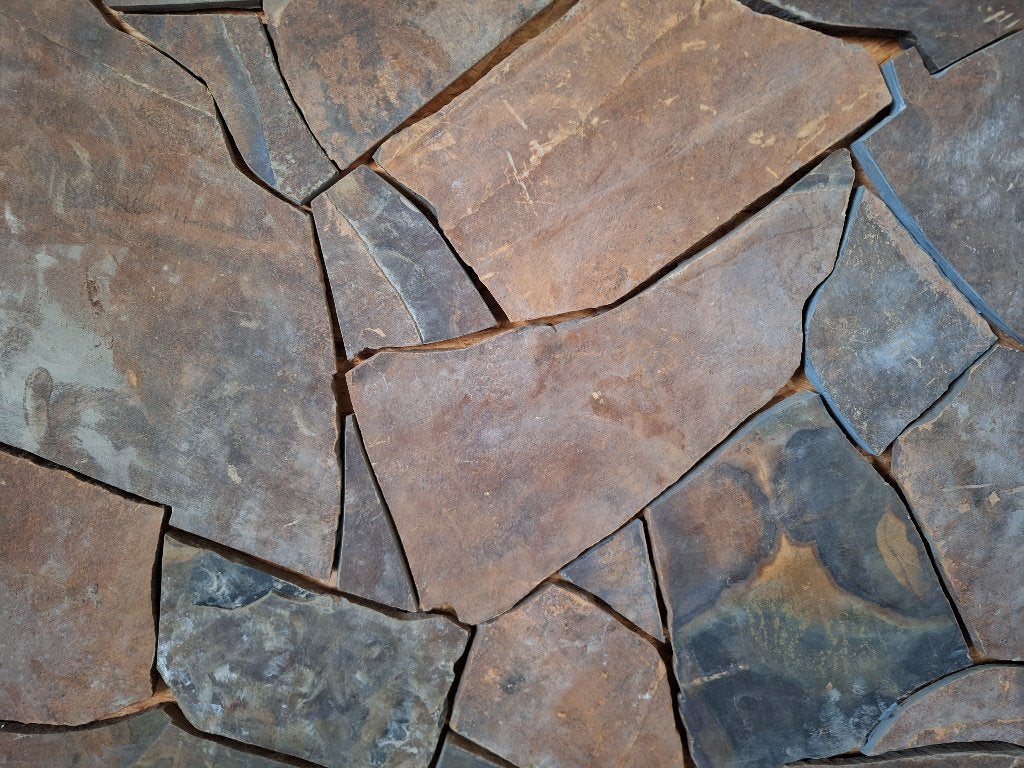 wandbekleding flagstones Brasil Dark Brown 1.5-3 cm, Ophalen of Verzenden, Nieuw, Overige typen