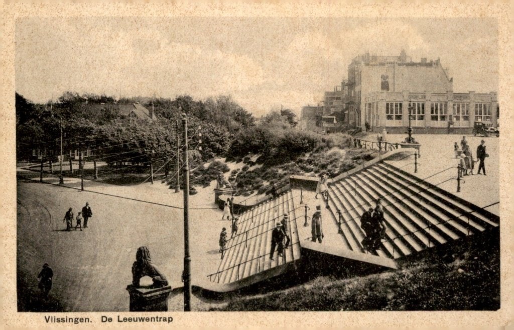 Vlissingen De Leeuwentrap # 699, Verzenden, 1920 tot 1940, Gelopen, Zeeland