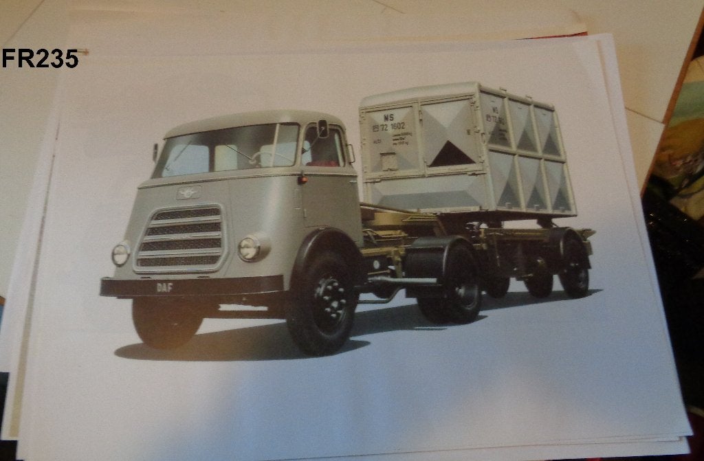 daf tekening, Ophalen of Verzenden, 1960 tot 1980, Zo goed als nieuw, Overige onderwerpen