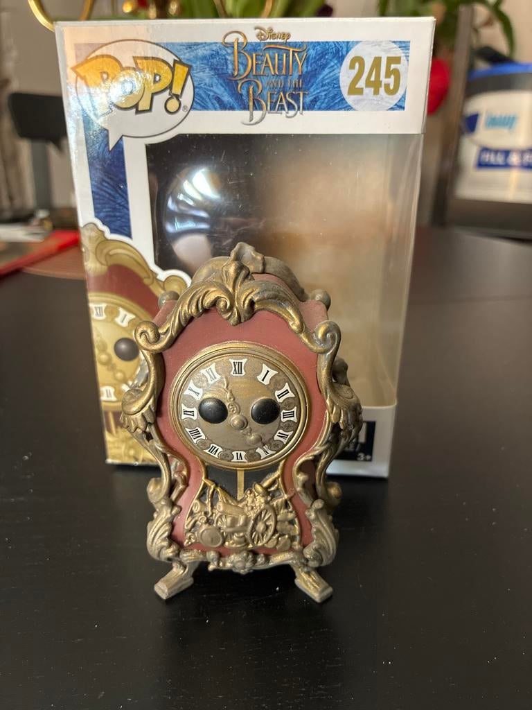 Funko Pop! Cogsworth (Belle en het Beest) #245, Verzamelen, Disney, Ophalen of Verzenden, Assepoester of Belle, Zo goed als nieuw