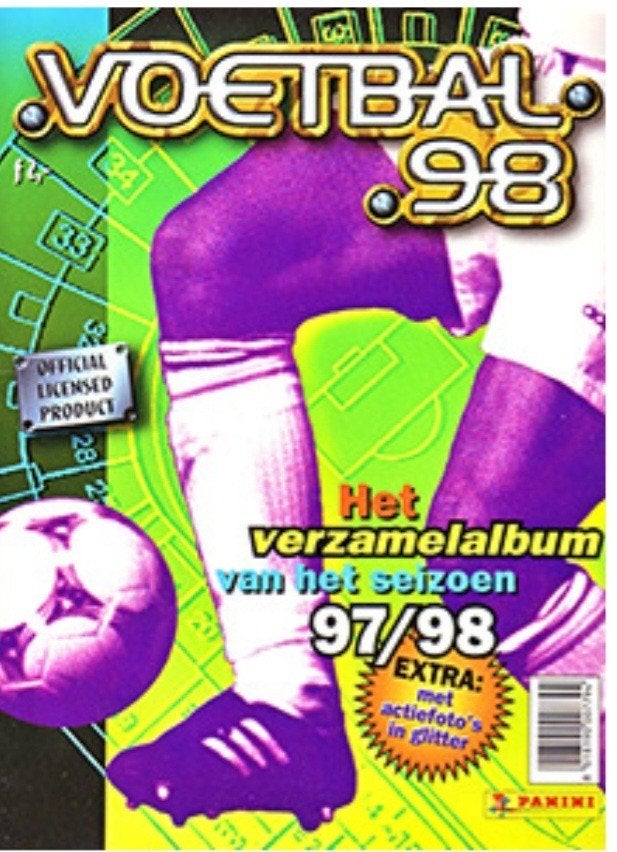 Panini Voetbal 1998, Verzamelen, Sportartikelen en Voetbal, Ophalen of Verzenden, Nieuw, Overige binnenlandse clubs, Poster, Plaatje of Sticker