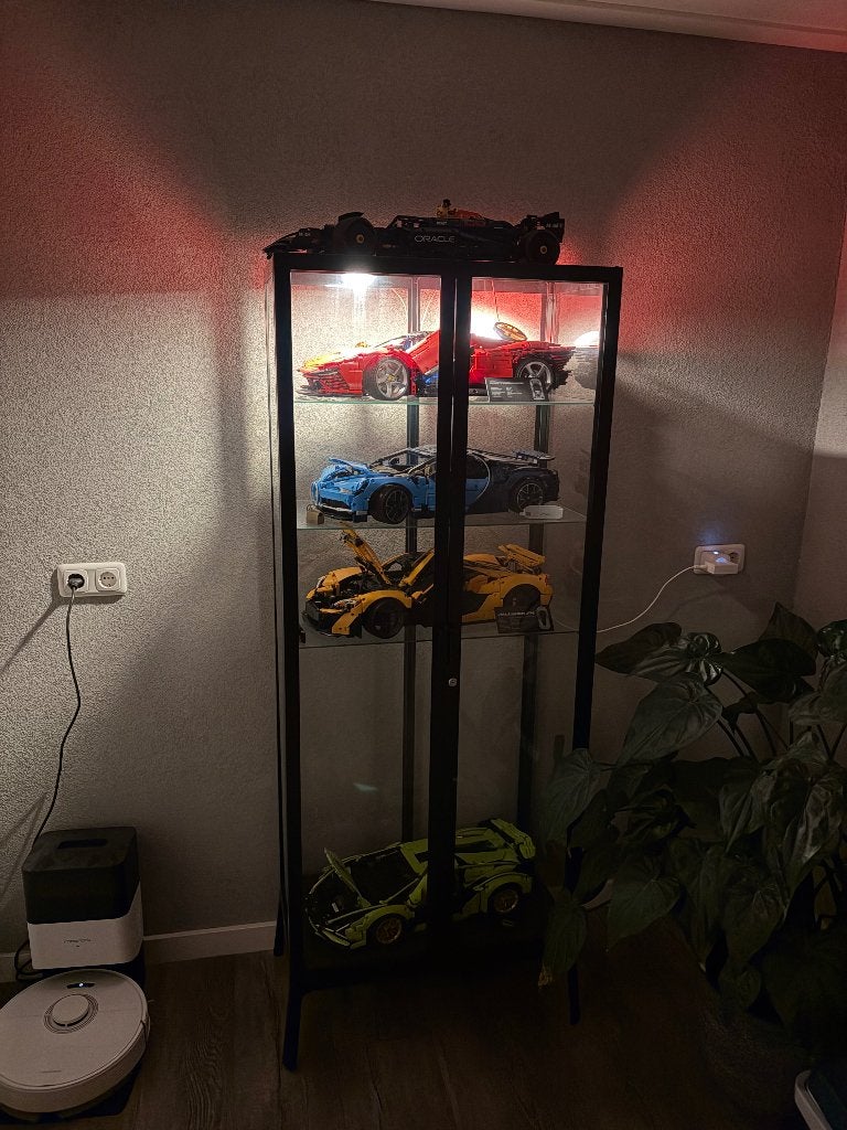 IKEA milsbo vitrinekast, Huis en Inrichting, Ophalen, 50 tot 100 cm, Zo goed als nieuw, Metaal
